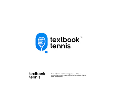 Textbook Tennis Logo adobe illustrator artist brand brand design brand identity branding branding design design design art designs identity identity design identitydesign logo logo design logodesign logos logotype