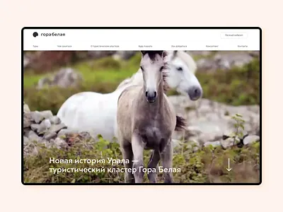 Web app - "Gora Belaya" app branding design development dribbble hello dribbble hello dribble inspiration logo ui ux web web app web design