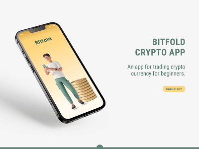 "Bitfold" Crypto App app crypto prototyp ui ux