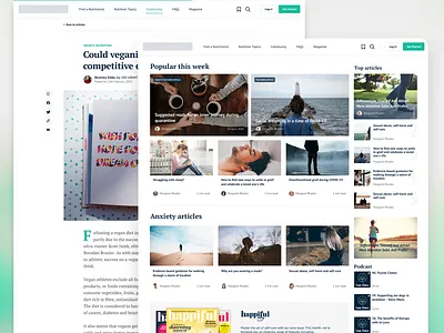 Directory Community brand hero ui website