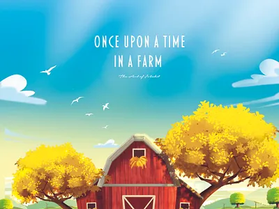 A New Farm Story children children book illustration childrens illustration photoshop