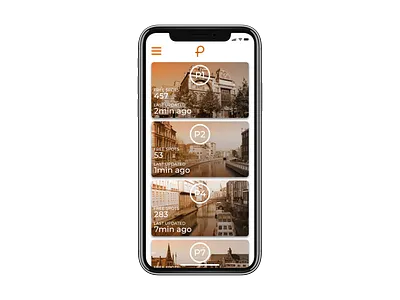 Parking App design mockup affinity designer affinitydesigner belgium ios newbie parkin.gent ui