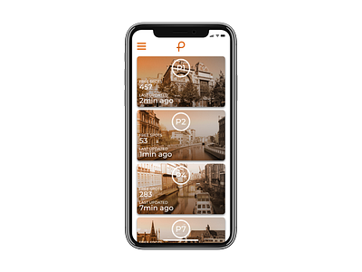 Parking App design mockup affinity designer affinitydesigner belgium ios newbie parkin.gent ui