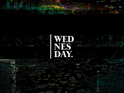 Wednesday Logo brand brand design brand identity branding design illustrator logo logo design logodesign logos logotype minimal type vector