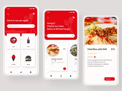 Food Mobile Application mobile mobile app mobile app design mobile design mobile ui ui ux