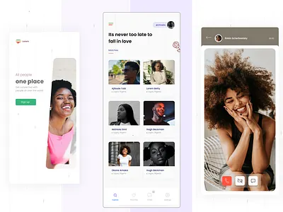 Findr design minimal mobile mobile app ui