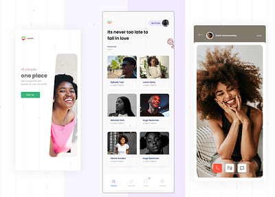 Findr design minimal mobile mobile app ui