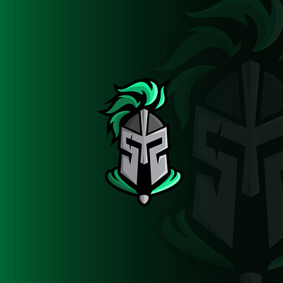 Gladiator design esport logo mascot