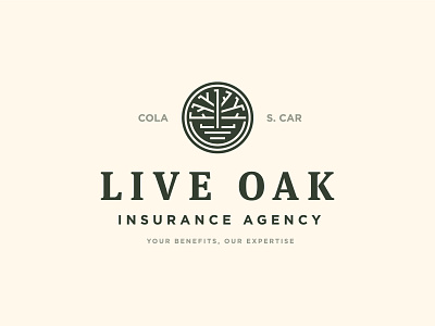 Live Oak columbia insurance live oak logo oak south carolina tree