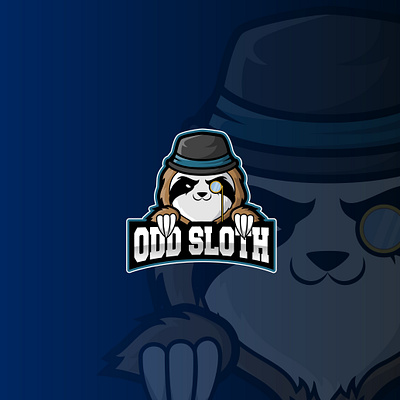 The Odd Sloth design esport logo mascot