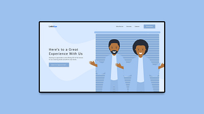 LekkiSpa Landing design illustration landing design landing page landing page concept ui ui deisgn ui designer website