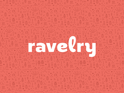 Ravelry Rebrand - Logo Application after effects brand design brand illustration brand pattern branding identity design illustration illustrator logo logodesign motion graphics procreate ravelry rebrand red sketch typography warm