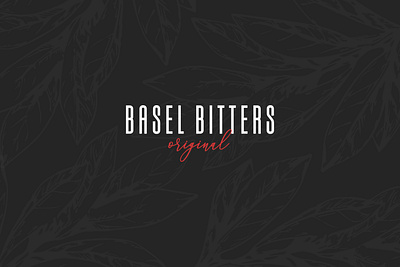 Basel Bitters Original brand branding design drinks identity minimal simple