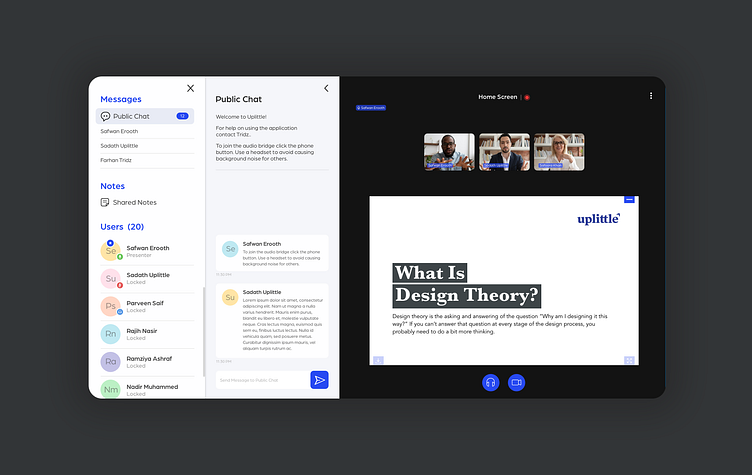 BigBlueButton Ui Redesign by Shan Ahamed on Dribbble