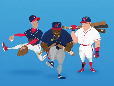 Cleveland Classics 90s ball baseball cleveland cleveland indians design illustration ohio sports vector