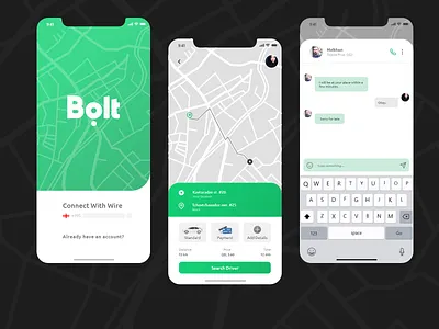 Taxi Bolt Mobile App_Redesign adobe adobexd app concept georgia mobile mobile app mobile app design mobile design mobile ui photoshop taxi ui ui ux ui design uidesign uiux web xd xd design