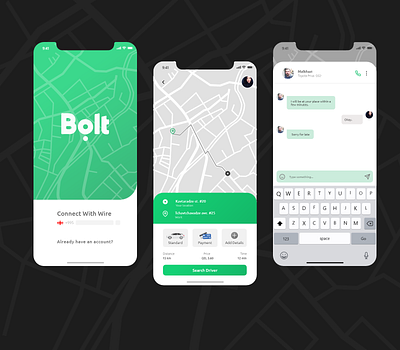 Taxi Bolt Mobile App_Redesign adobe adobexd app concept georgia mobile mobile app mobile app design mobile design mobile ui photoshop taxi ui ui ux ui design uidesign uiux web xd xd design