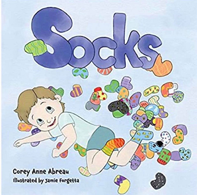 Socks By Corey Anne Abreau books children childrens books childrens illustration cute fun kids silly socks