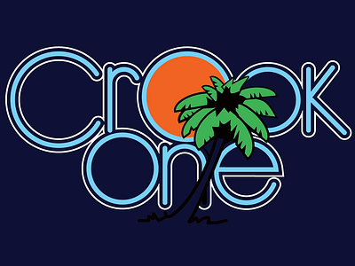 Crook One Yacht Rock Logo Reveal animation animation 2d animations crook one dj logo logo logo design norcal northern california pablo cruise sacramento sactown twitch yacht rock