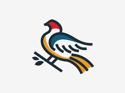 Bird aesthetics logo bird logo branding design flat icon logo logodesign logos minimalist minimalist logo
