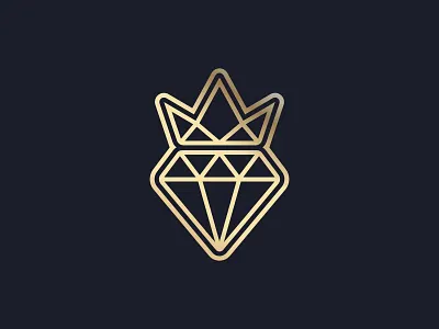 Diamond crown logo aesthetic branding crown crown logo design diamond diamond logo icon jewelry jewelry logo logo logodesign minimalist symbols