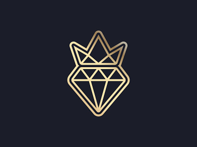 Diamond crown logo aesthetic branding crown crown logo design diamond diamond logo icon jewelry jewelry logo logo logodesign minimalist symbols