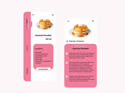 Daily UI 040 | Recipe 040 daily 100 challenge daily ui daily ui 040 dailyui design recipe ui