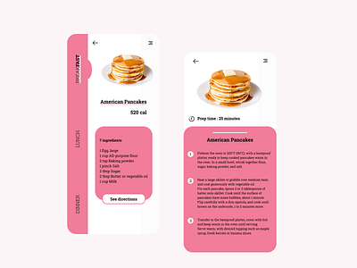 Daily UI 040 | Recipe 040 daily 100 challenge daily ui daily ui 040 dailyui design recipe ui