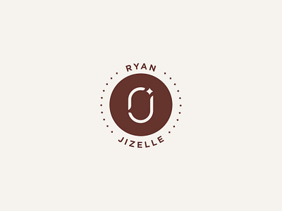 Ryan & Jizelle - Badge badge brand circle emblem identity invitation j jizelle logo love mark marriage o r ryan star wedding