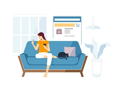 Amazon Shopping brand design illustration illustrator lifestyle