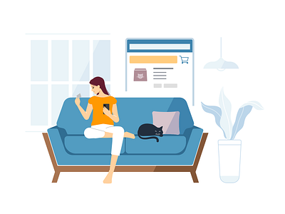 Amazon Shopping brand design illustration illustrator lifestyle