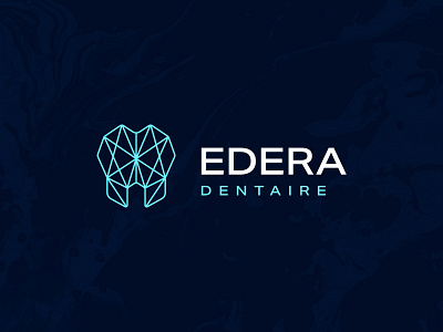 Edera Dentaire — Brand Identity art direction brand design brand identity branding dental dentist diamond graphic design logo medical print design smile stationery tooth web design