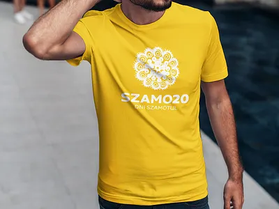 T-Shirt - Summer Festival Branding beard brand branding caucasian glasses handsome identity logo logo design men tshirt tshirt design tshirtdesign tshirts visual identity yellow