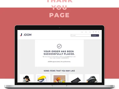 thankyoupage design minimal ui ux web website