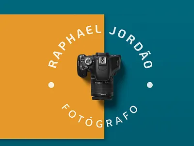 Raphael Jordão Photographer brand branding camera design green logo logodesign logotype minimal mockup photographer photography rebranding symbol symbols visual identity yellow