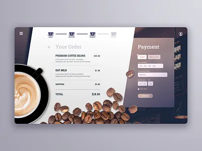 Coffee commerce website concept 002 100days adobe illustrator adobe photoshop adobe xd cafe coffee dailyui dailyui 002 shop ui ui design uidaily uidailychallenge ux uxdesign web design website website concept website design