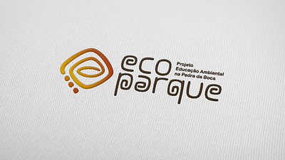 Logo Ecoparque app branding design lettering logodesign tipografia vector