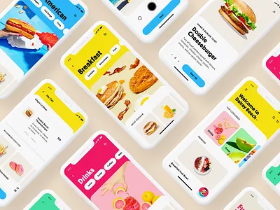 Funday App 3 app app ui checkout dashboard delivery delivery app minimal product page product page design ui ux