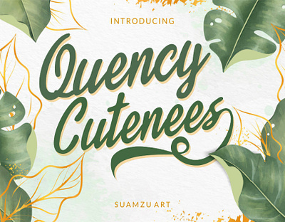 Quency Cutennes Font branding caligraphy design font font awesome font design font family fonts fontserif hand lettering typography