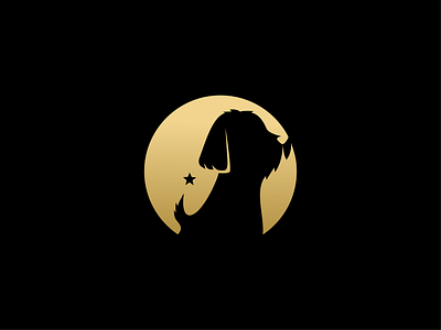 maltese star dog logo akdesain branding design dog dogs logo logo design maltese minimal negative space puppy star