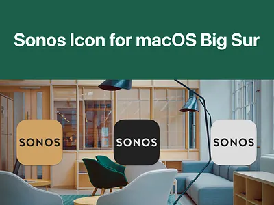 Sonos replacement icon for macOS Big Sur big sur icon macos replacement icon sonos