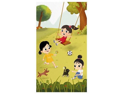 Happy Children's Day！ children book illustration childrens childrens book childrens illustration girl illustration kids illustration picture books picturebook