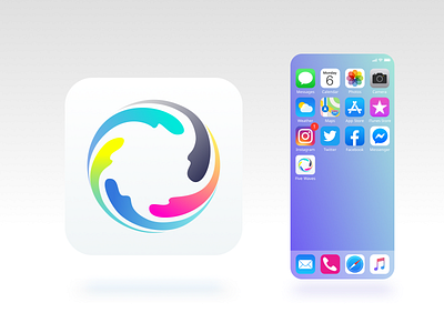 APP icon app branding colorful dailyui dailyui005 design icon logo vector