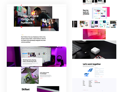 Portfolio 2 0 2 0 branding clean flat freelancer layout minimal portfolio ui ux web website