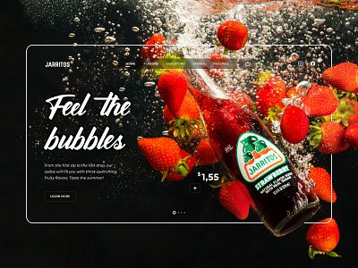 Jarritos - landing page buy cart colors dark ecommerce landing landing page landingpage product shop shopping simple store ui uiux ux web web design webdesign website