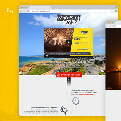 Landing Page - What's Up Dak branding digital landing page uidesign ux video