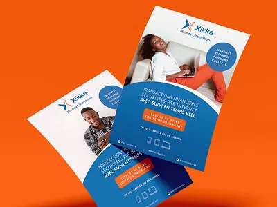 Flyer - Xikka Money circulation adobe advertising branding flyer print