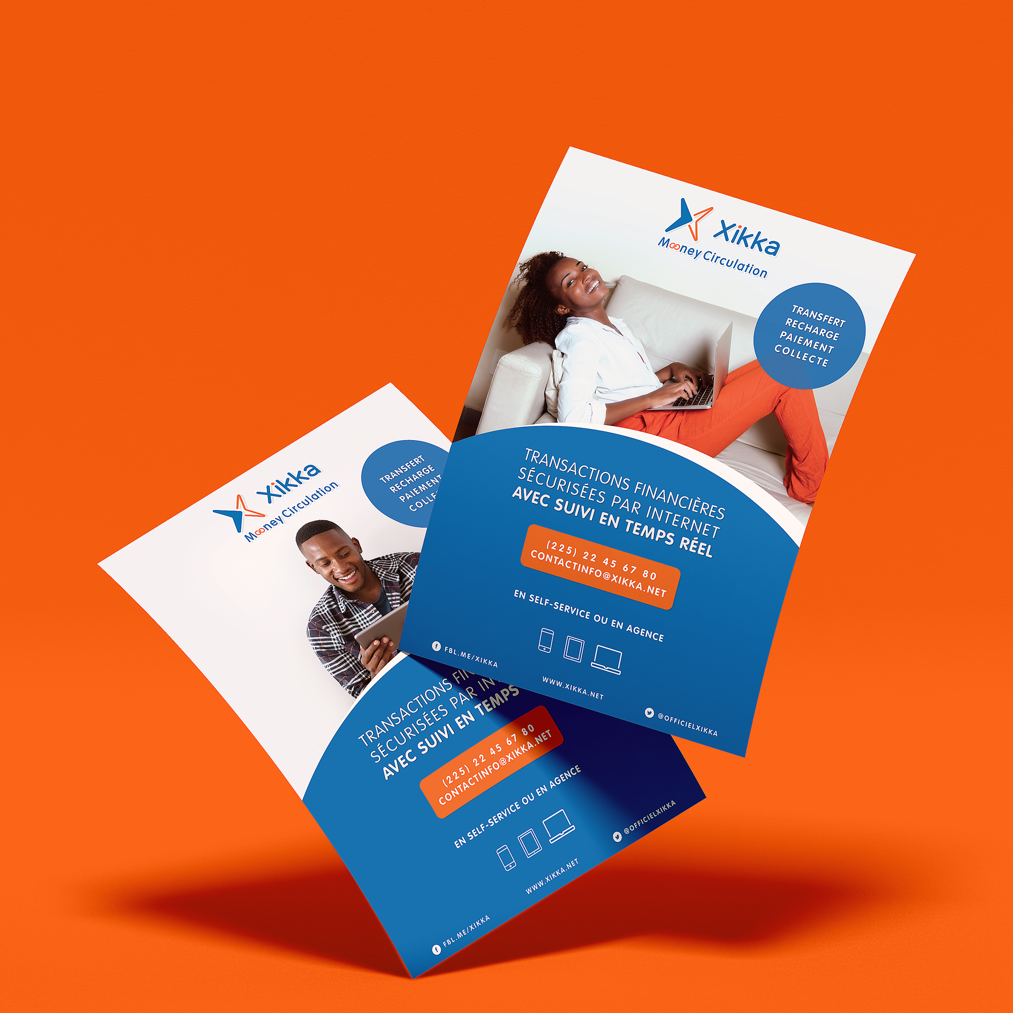 Example of Flyer - Xikka Money circulation
