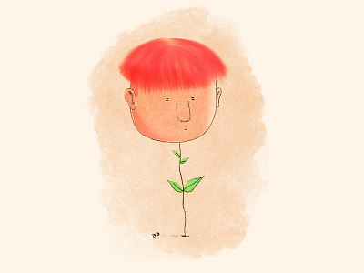 Some kind of plant :) art character doodle drawing ideas illustration illustrator plant sketch texture