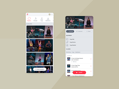 Peloton Class Playlist [CONCEPT] app design mobile product design ui ux